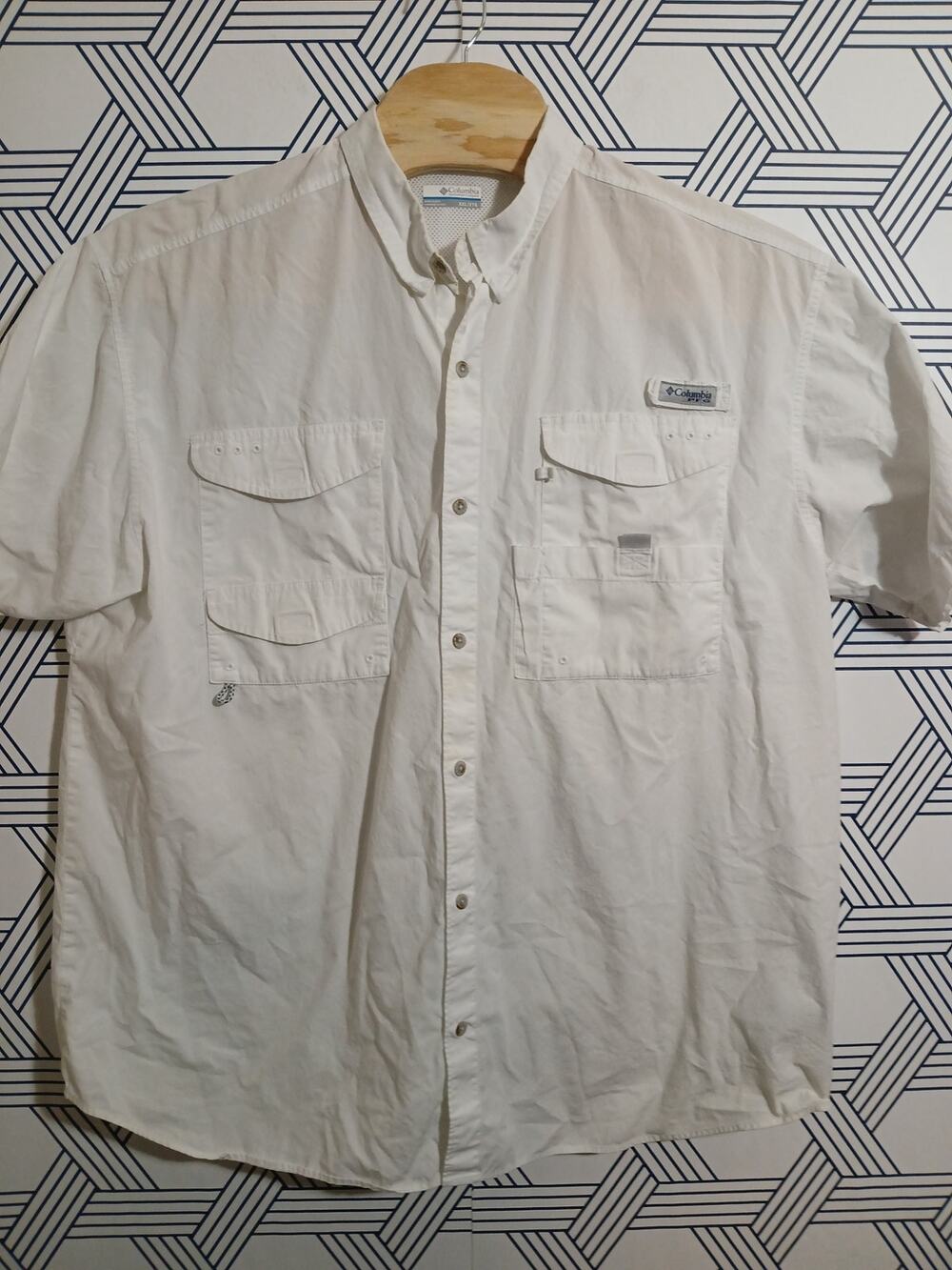 Columbia Mens PFG Button Front Size XXL